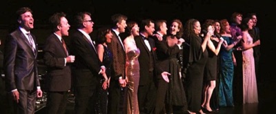 The cast of “Something Sort Of Grandish: The Music of Burton Lane & Lyrics of Yip Harburg” at curtain call